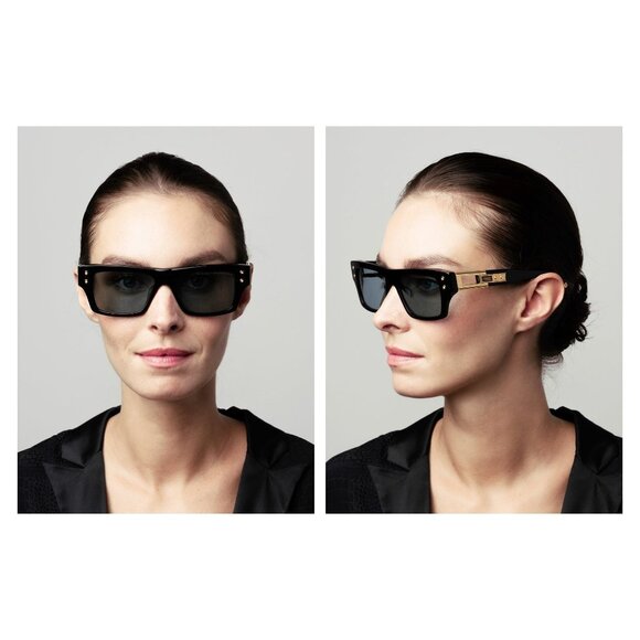 New DITA Grandmaster Seven Black Square DTS407 01 Sunglasses Women - Picture 5 of 6